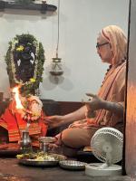 Purnahuti and Pujana by HH Swamiji at Shri Vishveshwara Venugopala Temple; Paduka Pujana (14 Feb 2026) Pictures Courtesy of Shri Shriram Shirali